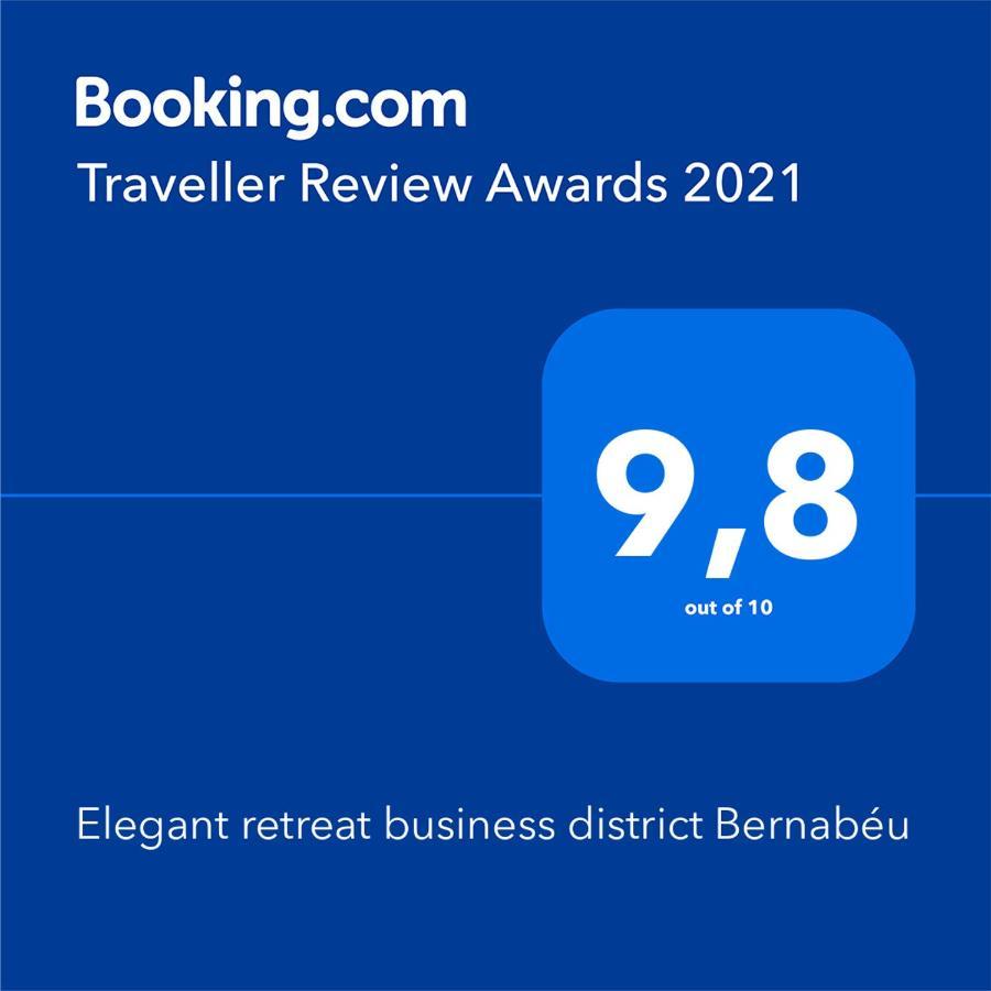Elegant Retreat Business District Bernabeu Apartment Madrid Luaran gambar