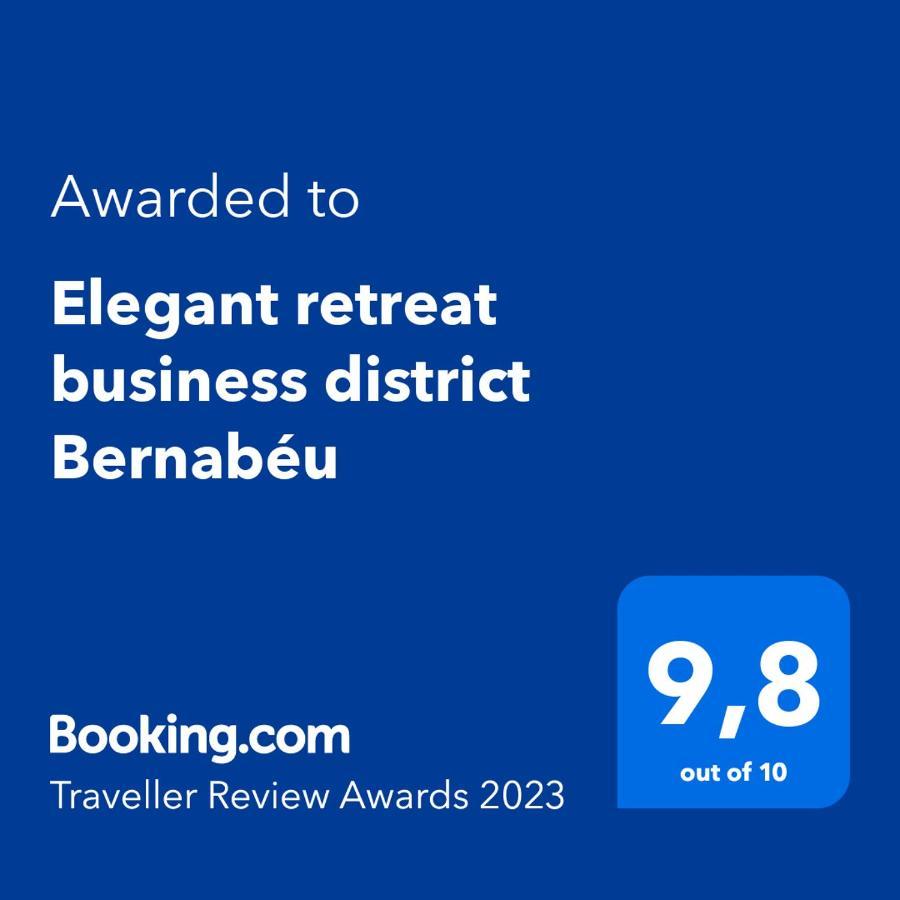 Elegant Retreat Business District Bernabeu Apartment Madrid Luaran gambar